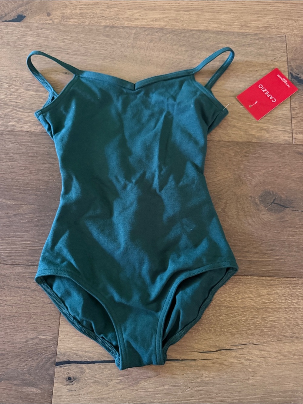 Capezio Girls' Dark Green Camisole One-Piece Leotard